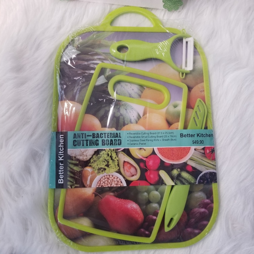 4pc Anti-Bacterial cutting board